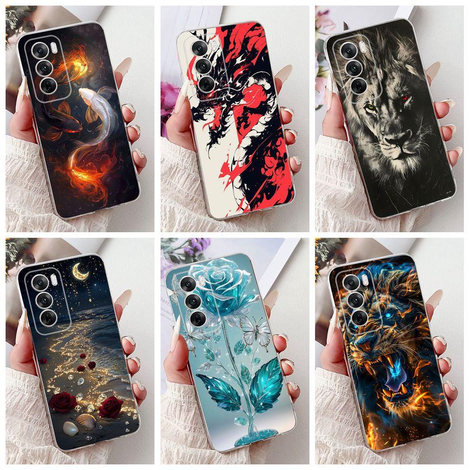 Чехол для Oppo Reno 12 5G CPH2625 Крутой Дизайн Модный Расписной Чехол Мягкий Тонкий Чехол для Телефона Для Oppo Reno 12 Pro Reno12 Fundas Coque