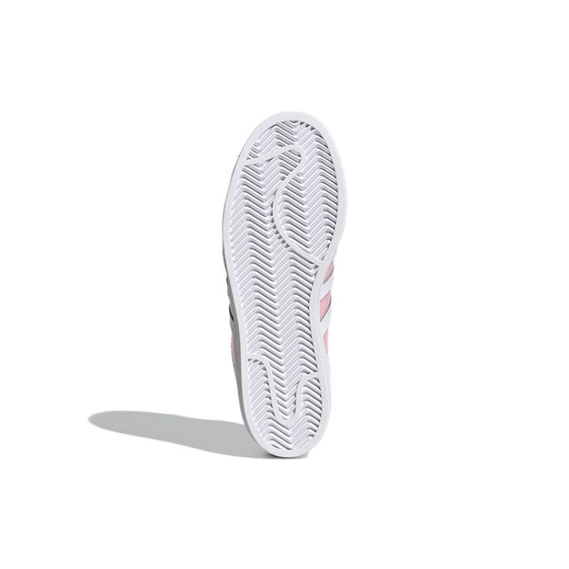 adidas Женские кроссовки Superstar Белые Прозрачные Розовые FX6042