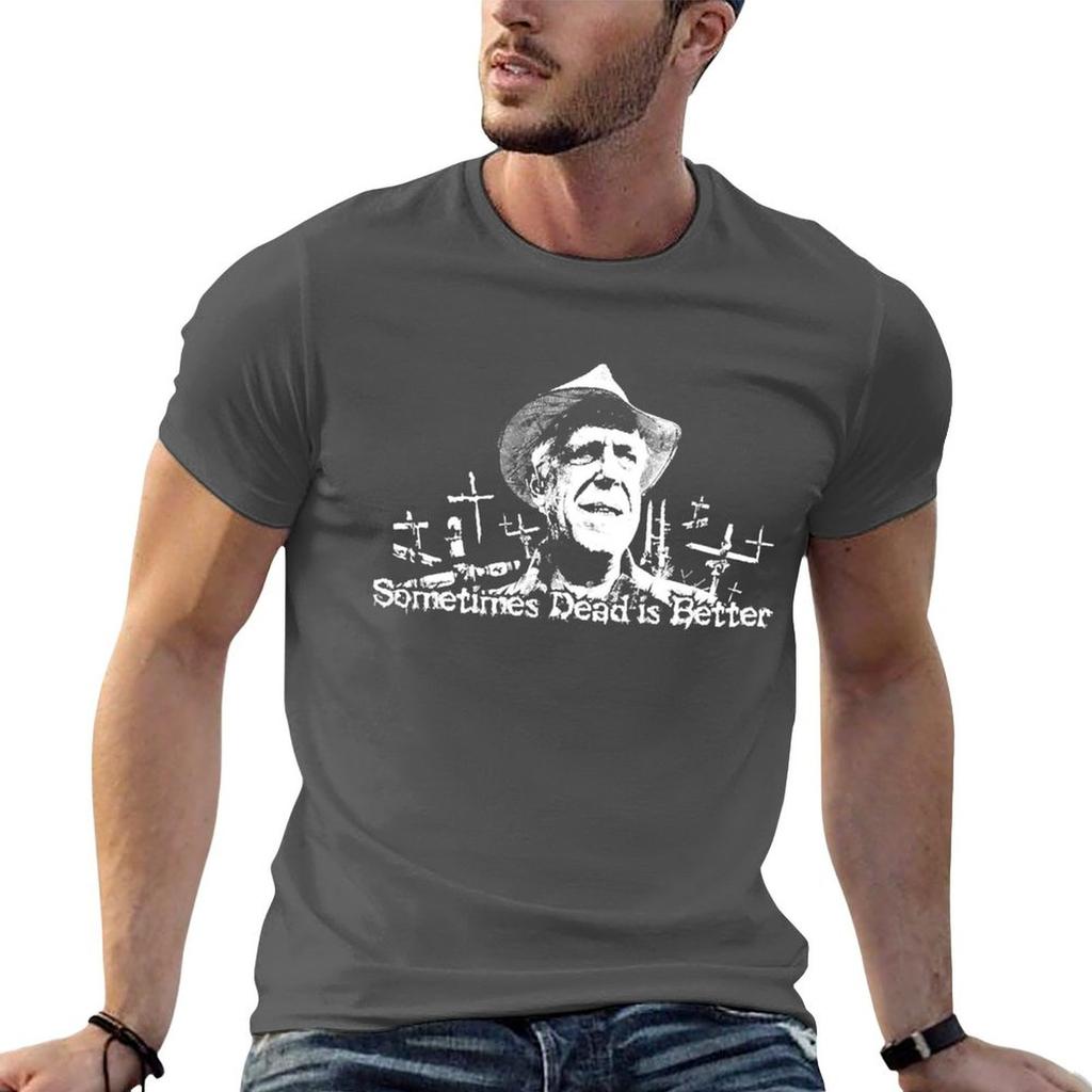 Retro Vintage Pet Sematary Jud Crandall Christmas TShirt Casual Street Style Short Sleeve Tee