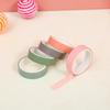 5 Rolls/Set Tape Stylish Bright-colored Washi Exquisite Wide Application Scrapbooking Tape for Handicraft