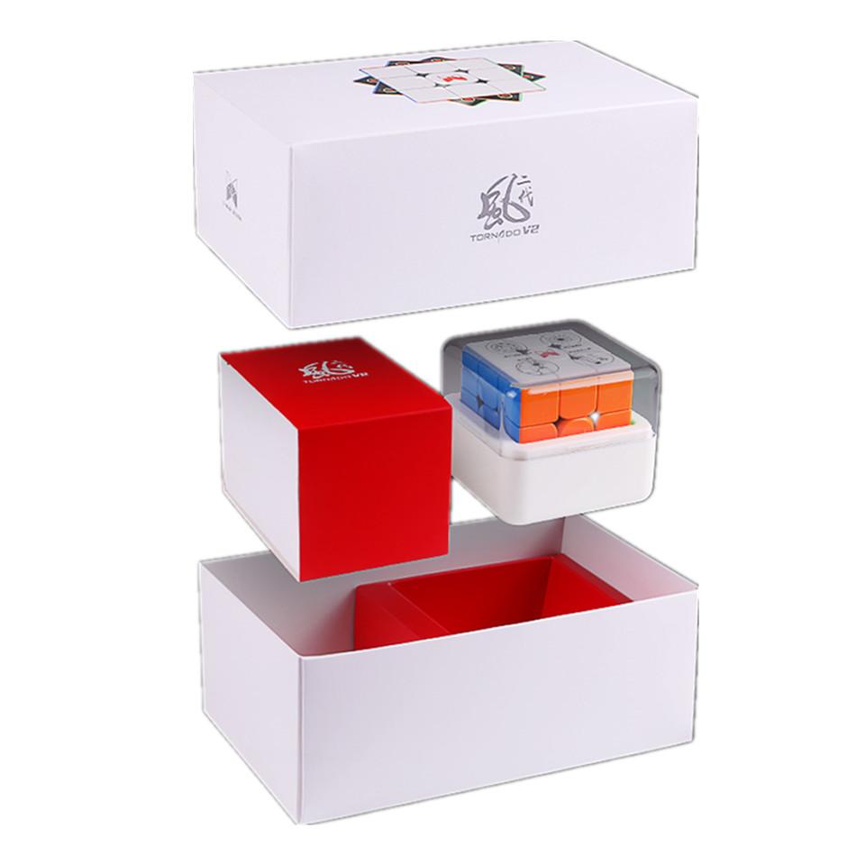 QiYi X-Man Tornado V2 M 3x3x3 Магнитный скоростной куб Профессиональный магический куб-головоломка Cubo Magico игрушка-головоломка для детей подарок