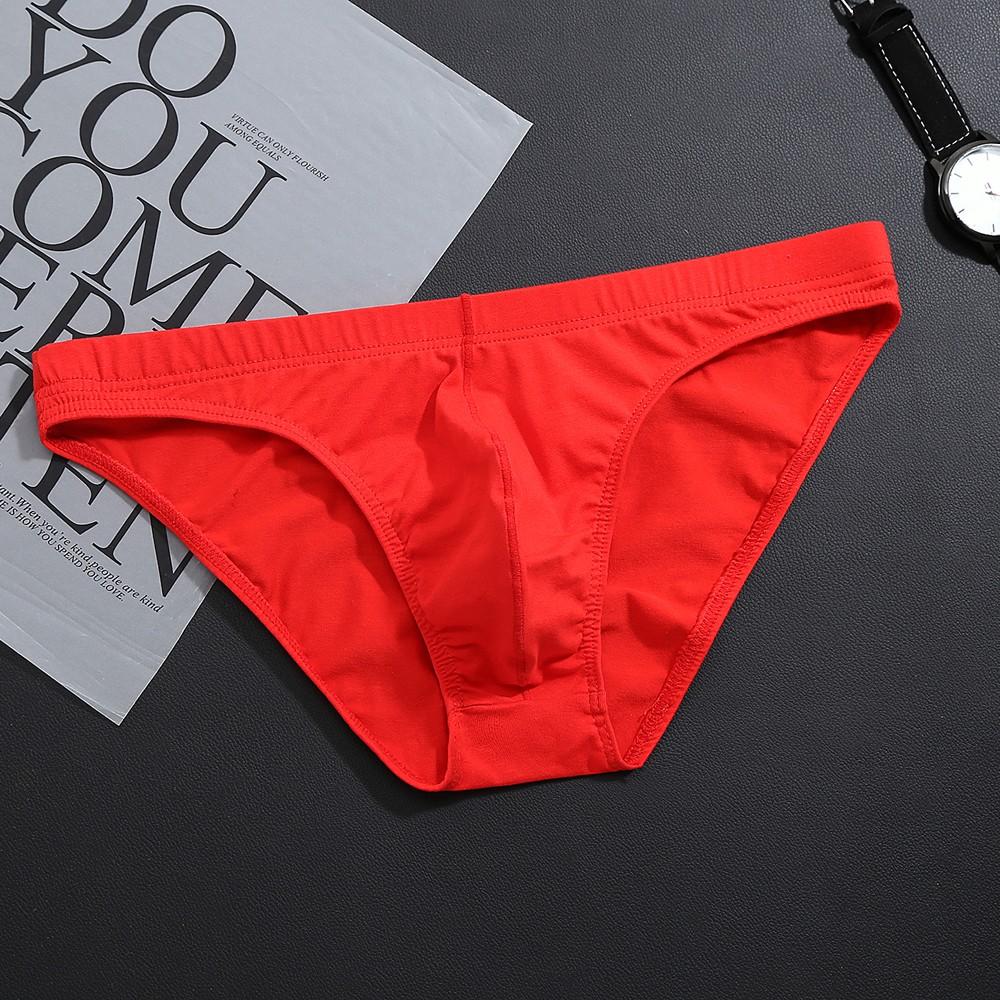 Briefs Underpants Underwear Bikini Shorts Low-waisted Men T-Back Cotton