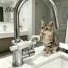 Plastic Faucet Lock Universal Handle Adjustable 9-Level Length Pet Child-Proof Device Water Safety Restraint Kitchen Bathroom Tap Limiter Child