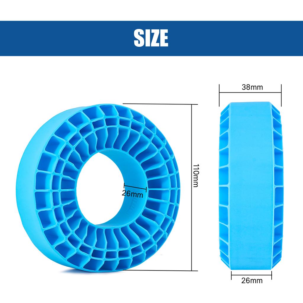 Injora Silicone Rubber Insert Foam Fit 118-122Mm (4.75" Od) 1.9" Wheel Tires For 110 Rc Crawler