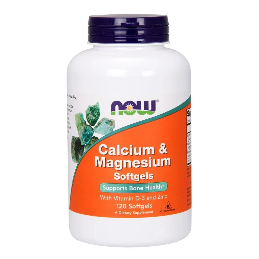Calcium & Magnesium with Vit D and Zinc - 120 softgels