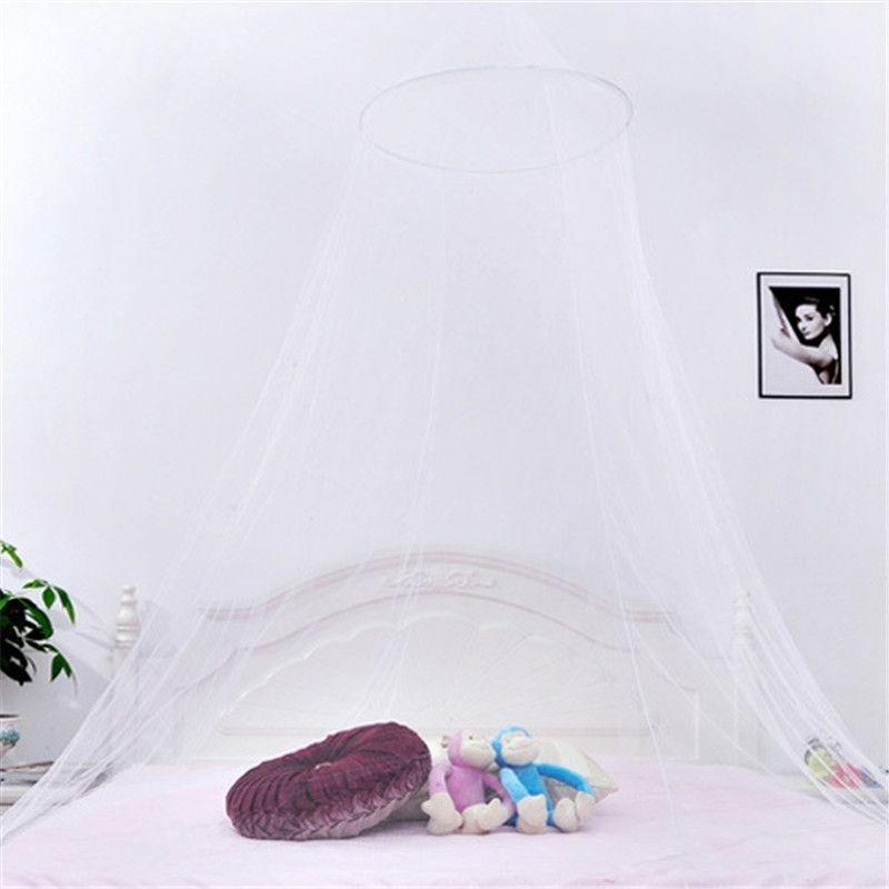 Premium Round Mosquito Net Dome For King Queen Double Beds With Fine Poly Mesh