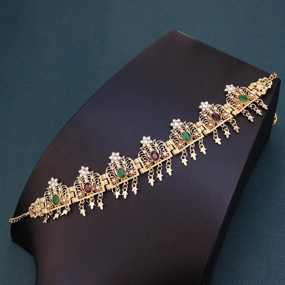 Лента для волос с цепочкой на лоб, цепочка для волос с короной для невесты, женские свадебные украшения, украшения для волос