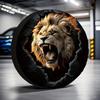 Waterproof Spare Tire Covers with Majestic Lion Design Versatile and Durable Polyester Ideal Birthday Gifts for Parking Lots