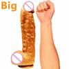 Мягкий гибкий большой дилдо из жидкого силикона толщиной 7 см, секс-игрушки для женщин, большие дилдо