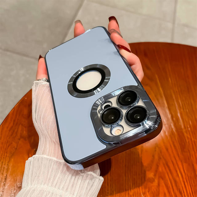 Противоударный чехол для телефона с защитным покрытием для линз для Iphone 14 13 12 11 Pro Max 14 Plus 11, бампер с отверстием для логотипа, задняя крышка для деловых девушек