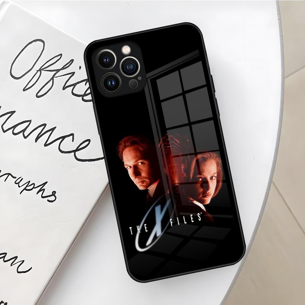 Чехол для телефона X-Files Я хочу верить для iPhone 17 16 Air 15 14 12 11 13 Pro Max Mini X Xr Xs Se Puls стеклянная крышка