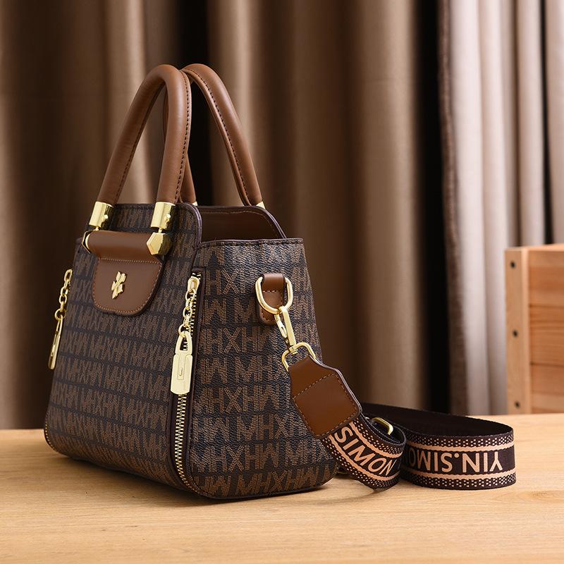 Новая персонализированная женская сумка с принтом, универсальная сумка через плечо на одно плечо, дизайнерская классическая сумка через плечо с принтом