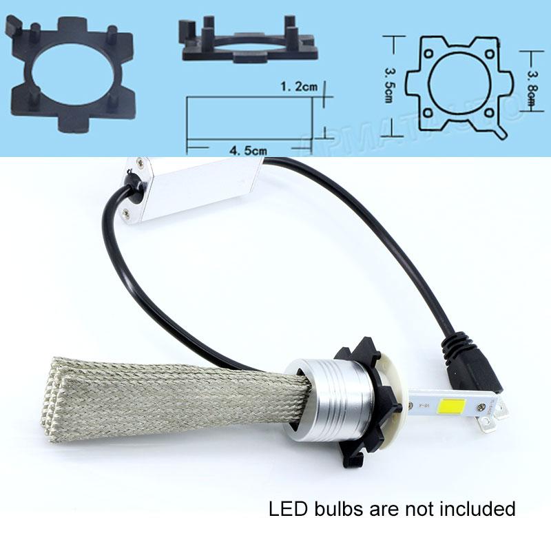 10Pcs H7 LED Car Headlight Bulb Adapter Base Holder Auto Headlamp Socket Retainer For Opel Honda CRV Mazda 3/5/6/M3/M5/M6