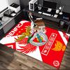 [1pc SL Benfica Office Carpet] Easy Maintenance Chair Rug for Conference Room Use, Durable Area Sofa Floor Mat