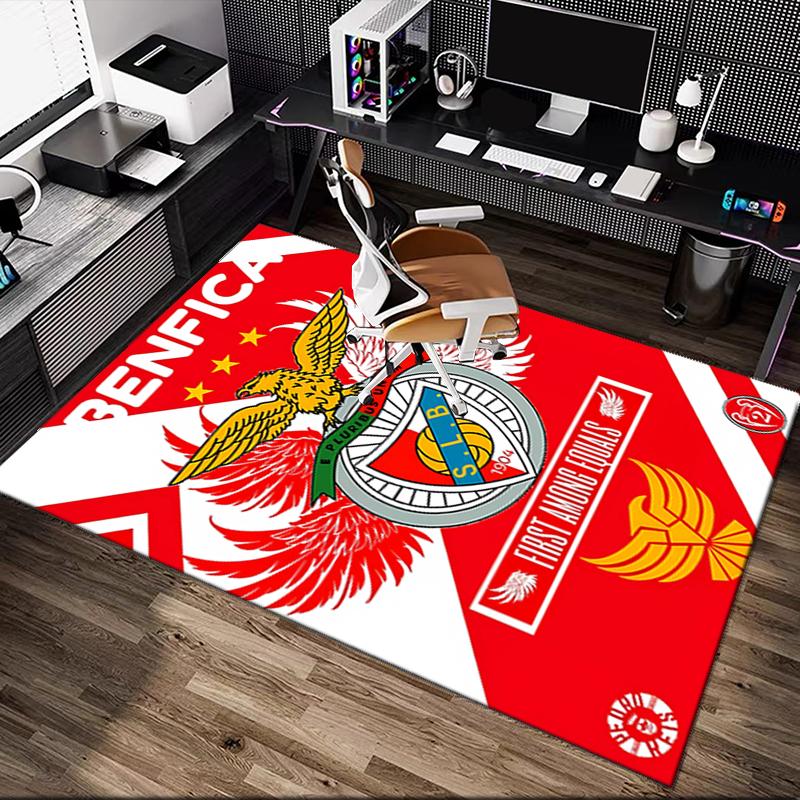 [1pc SL Benfica Office Carpet] Easy Maintenance Chair Rug for Conference Room Use, Durable Area Sofa Floor Mat
