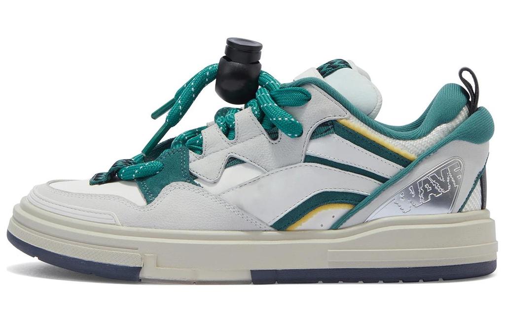 Li Ning Кеды для скейтборда Wave SWAG Женские Низкие Дикая Утка Зеленый AECT054-1