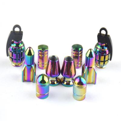 Красивые колпачки клапанов из алюминиевого сплава Magic Color для автомобилей и мотоциклов