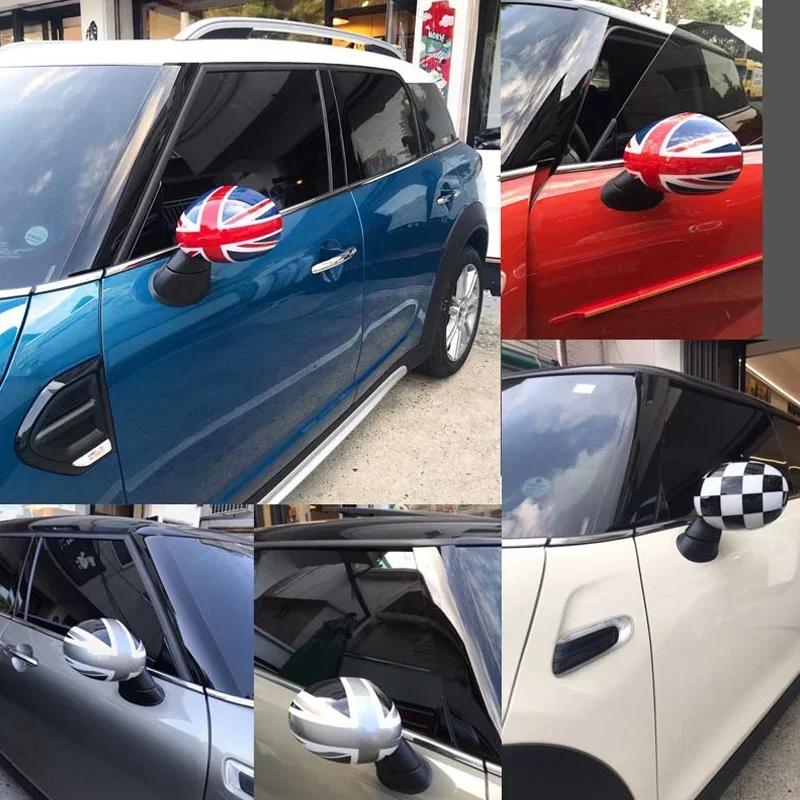 2PCS/SET For Mini Cooper F54 F55 F56 F57 F60 Before July 2019 Car Outside Rear View Mirror Covers Stickers Car Accessories