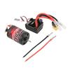 RC 3 Slot 550 Brushed Motor 35T with 80A ESC Combo Set for 110 112 RC Car Upgrade Parts