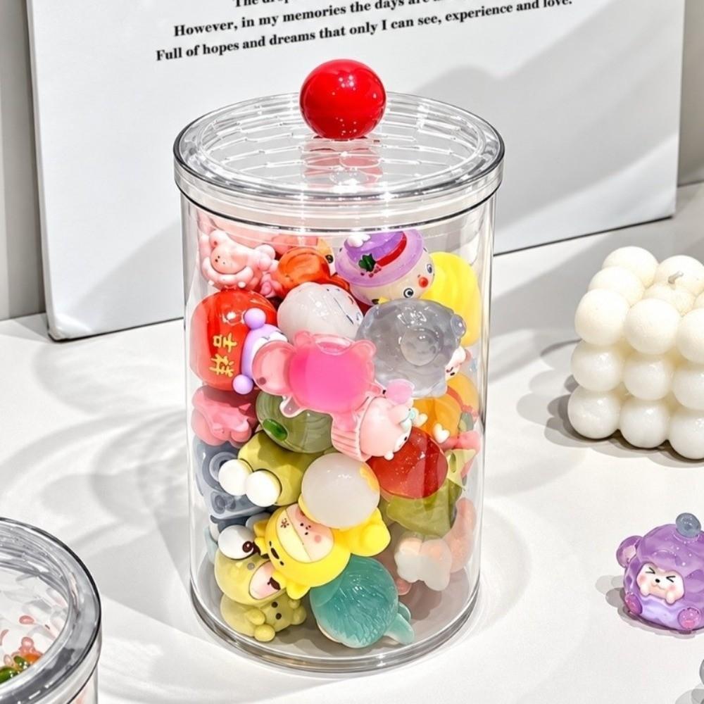 Transparent Airtight Food Storage Container with Lid Plastic Storage Box Storage Jar Kitchen