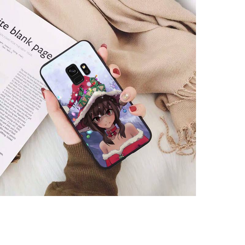 Чехол для телефона Konosuba Megumin из японского аниме для Samsung Galaxy S20 S10 Plus S10E S5 S6 S7edge S8 S9 S9Plus S10lite 2020