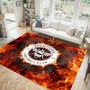 Brentford Football Design Crystal Velvet Carpet Cozy Non?Slip Printed Rug For Bedroom Living Room Entrance
