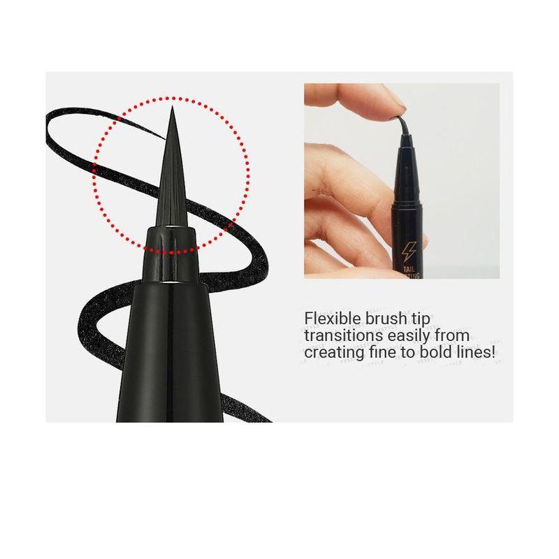 HOLIKA HOLIKA Стойкая подводка-лайнер для глаз Tail Lasting Brush Liner EX - 2 цвета