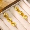 Серьги-диски Изысканные длинные серьги-гвозди с бахромой Женские металлические ретро-цвета с сохраняющим цвет покрытием Персонализированные серьги легкой роскоши