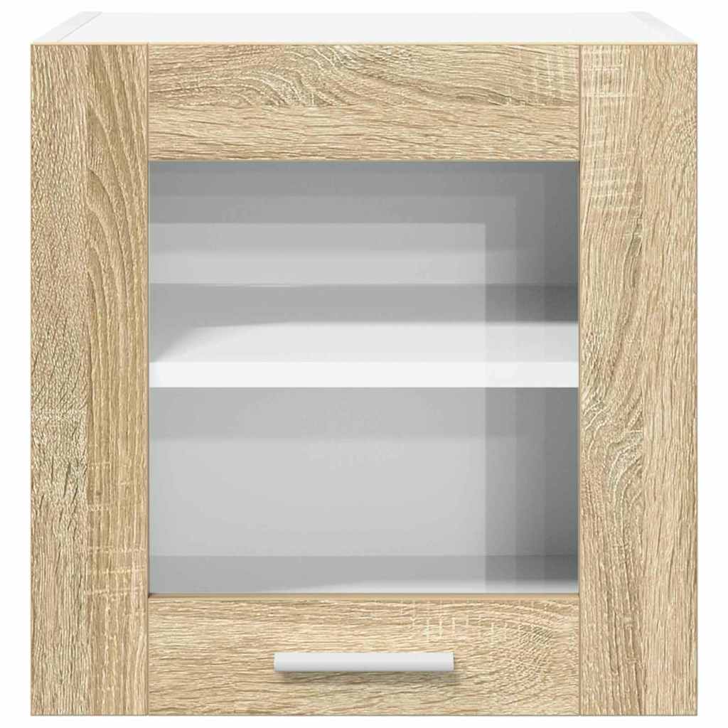 Hanging Cabinet 2 pcs Sonoma Oak 40 x 31 x 40 cm Particleboard