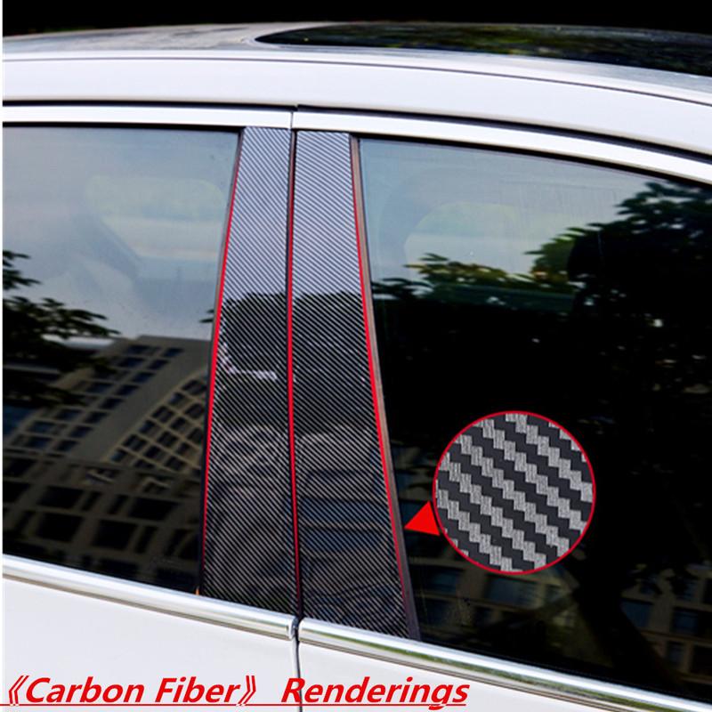 For Chevrolet Malibu 2012-2017 2018/XL 2016- Car PC Material Pillar Post Cover Door Trim Window Molding Sticker Accessories