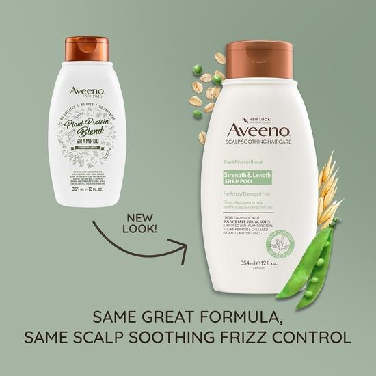 Aveeno Strength & Length Plant Protein Blend Shampoo 354 Ml