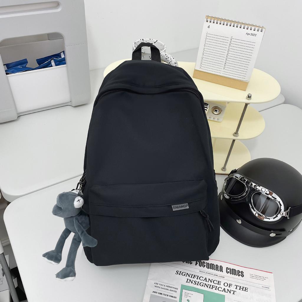 Backpack Men'S Japanese Simple Large Capacity Travel Backpack Women'S Leisure Trend College Student School Bag