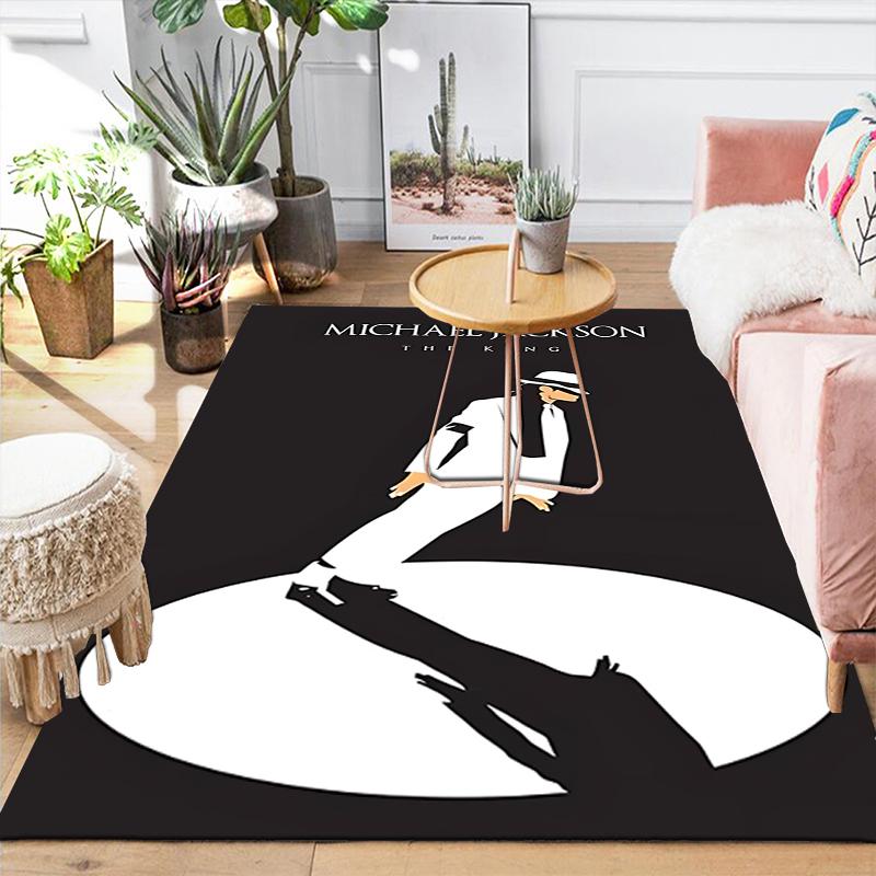 1Pc Michael Jackson Dance Rug, Office Carpet Indoor Outdoor Doormat, Non-Slip, Comfortable, Living, Christmas Halloween, Xmas Gift N1465