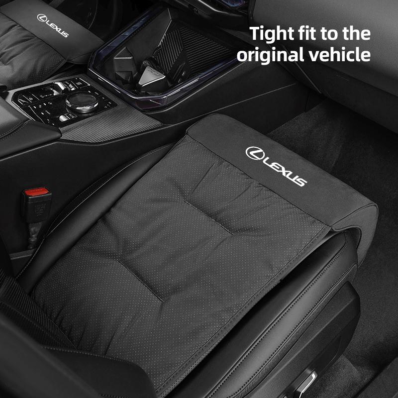 Suede Fabric Car Seat Extension Leg Rest Cushion Auto Extender Cushion For Lexus Fsport GS GX IS LS LX CT LC RC LBX NX RX 350h HP5
