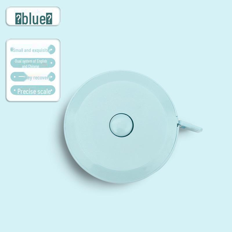 Портативная мягкая сантиметровая лента в скандинавском стиле длиной 1,5 м — идеально подходит для студентов и измерения одежды (Нога, Талия, Грудь).