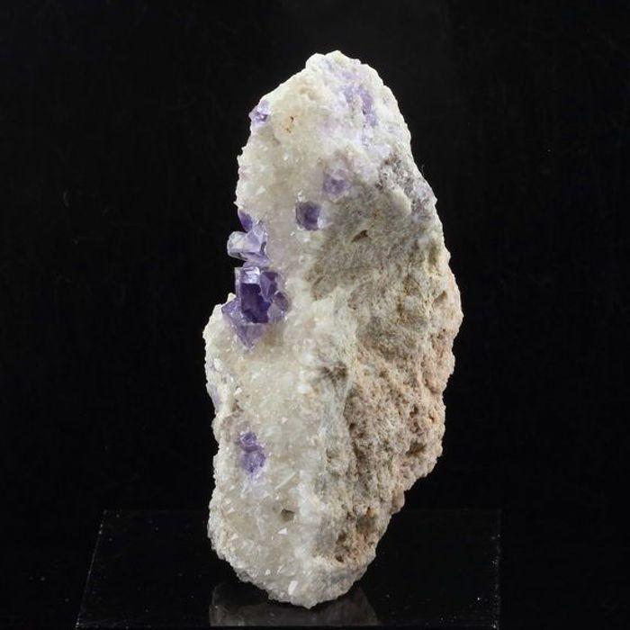Pierres et Minéraux. Fluorite + Quartz. 128.0 ct. La Cabaña, Berbes, Asturias, Espagne.