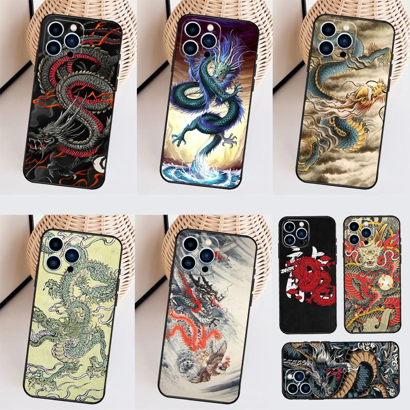 Chinese Dragon For OPPO Reno 12 13 14 11 10 Pro 14F 13F 12F 11F 7 8 Lite 8T OPPO Find X9 X5 X6 X8 Pro Case