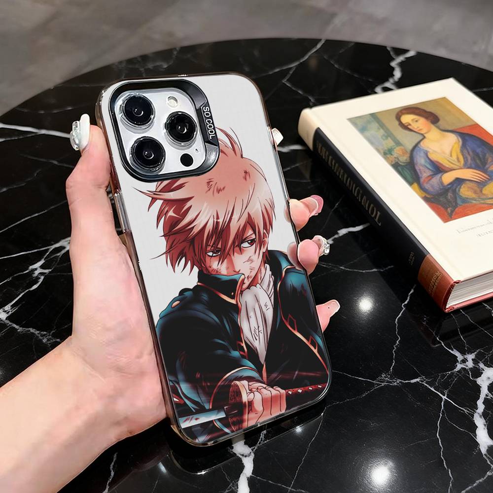 Gintama Okita Sougo  Phone Case For iPhone 17,16,15,14,13,12,11 Plus,Pro Max,XS,Colorful Silver Black Cover