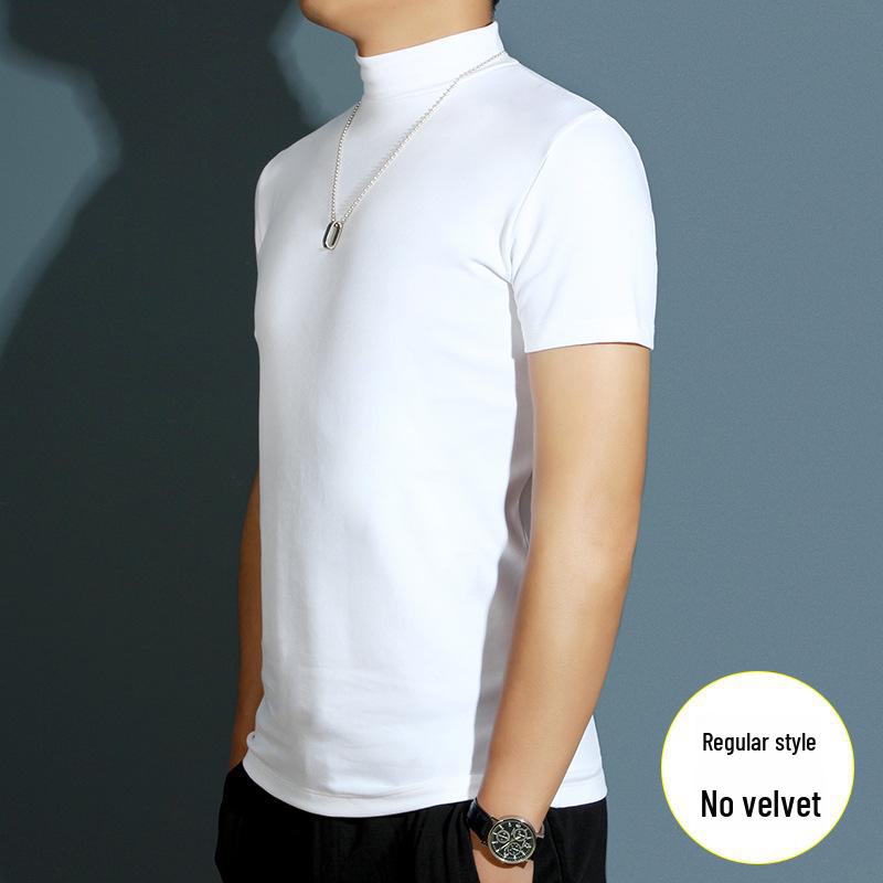 Тренд 2022 года: мужская дышащая полуводолазка с коротким рукавом