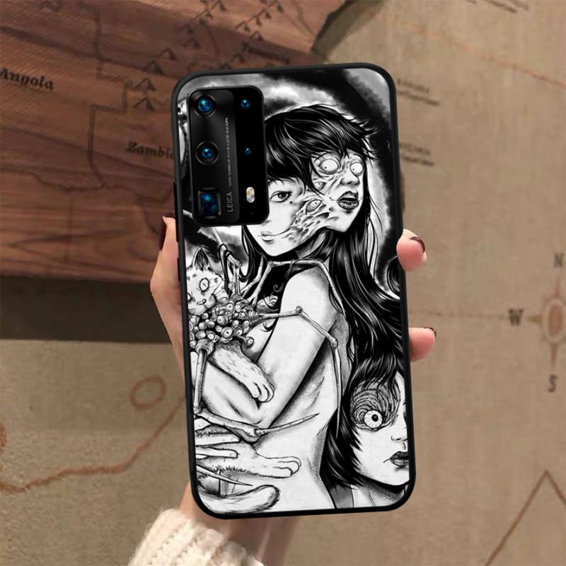 Чехол для телефона Junji Ito Terror Horror Anime для Huawei P50 P40 E P30 P20 Pro P10 Lite P Smart Y6 Nova3E Honor10