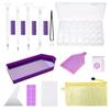Фиолетовый набор инструментов DIY Инструмент для алмазной живописи со стразами и набор аксессуаров для алмазной живописи со стразами для вас, чтобы сделать инструменты для художественной алмазной живописи
