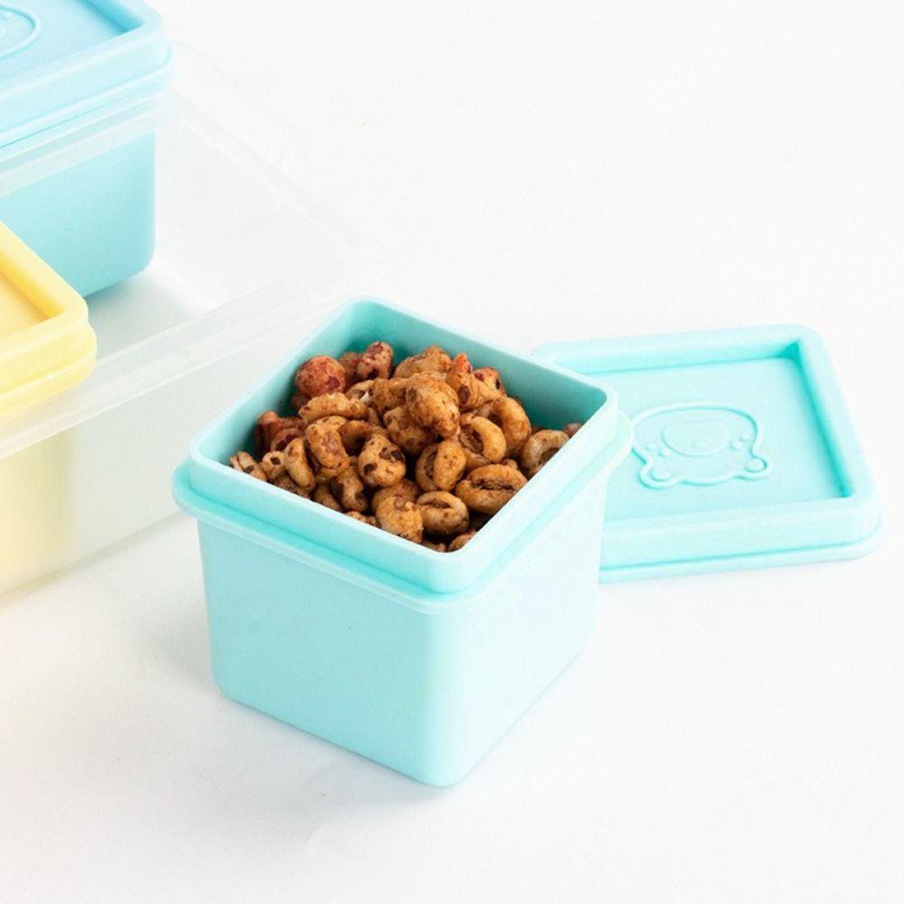 Silicone Baby Food Freezer Tray 6 Grid Puree Container Durable Ice Cube Tray  Fruit