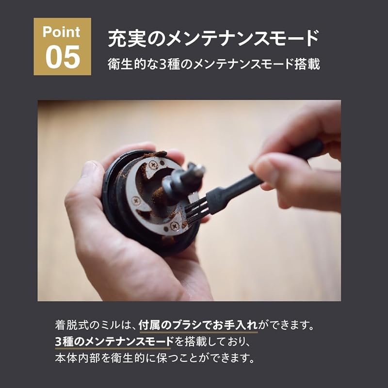 twin bird CM-D465B Fully automatic coffee maker (6 cup type) & filter & coffee beans (Morihiko)