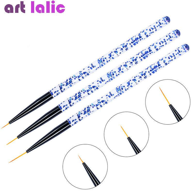 Набор кистей для маникюра 3шт