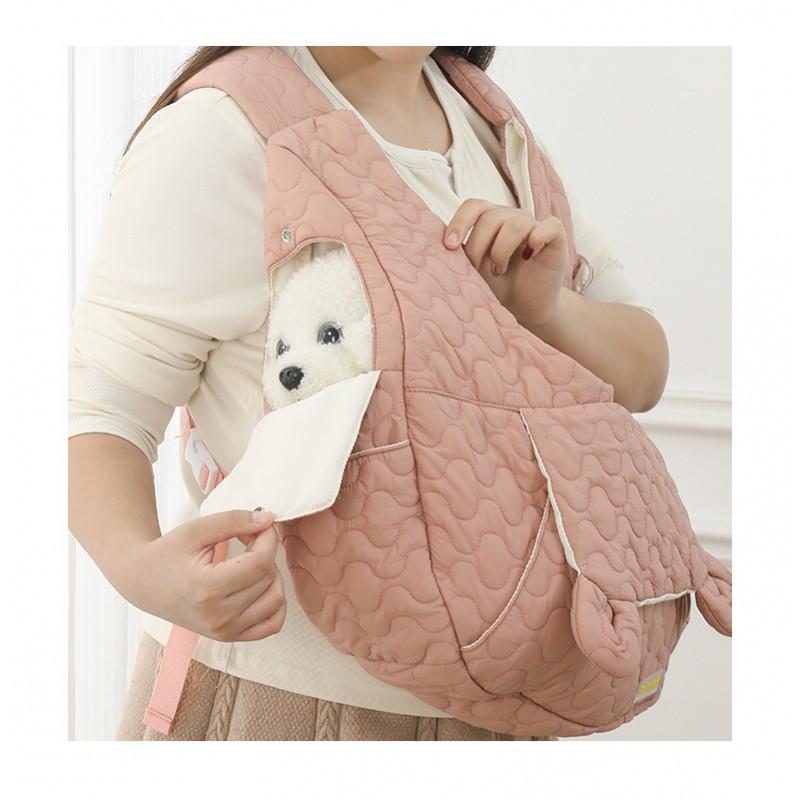 Front Pet Carrier Backpack Small Dogs Cats - Waterproof Windproof Soft Travel Bag Winter Outings