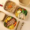 10 шт./компл. одноразовые коробки для завтрака из крафт-бумаги, легкие коробки для еды, коробки для бенто для кухонных принадлежностей