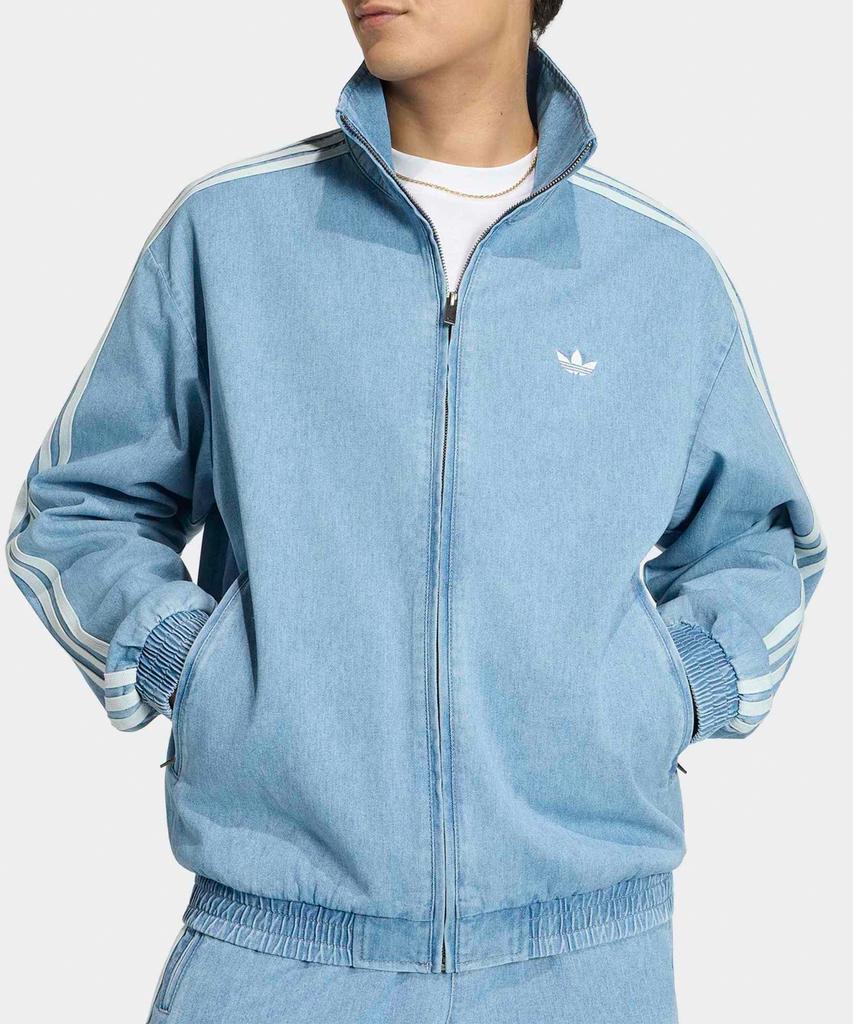Adidas Denim Firebird Track Jacket - Light Blue / Kx1196