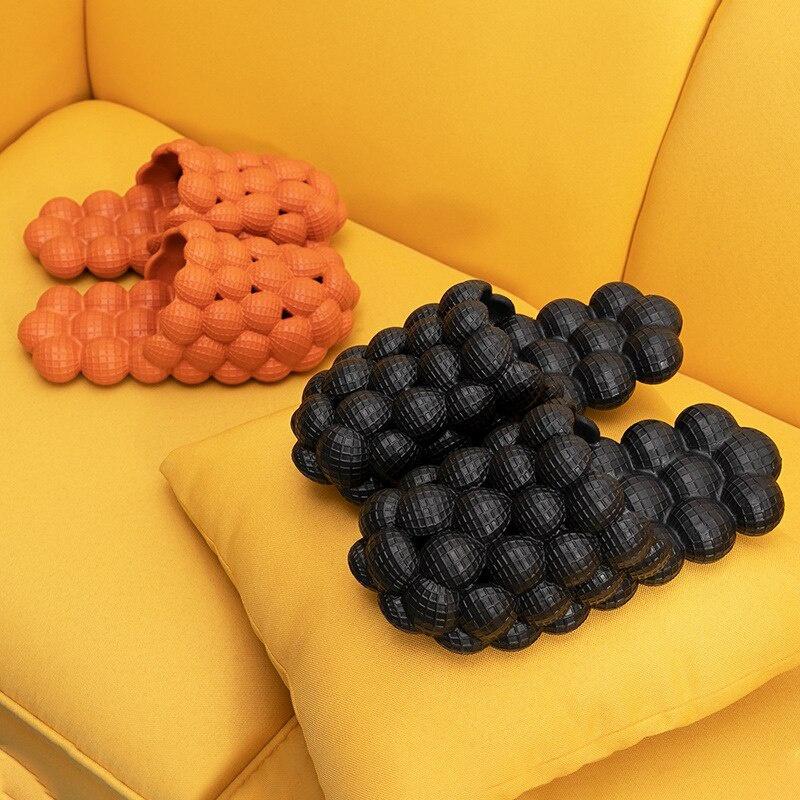 2022 New Women Sandal Flat Ladies Characteristic Bubbles Casual Slides Summer Outdoor Beach Female Slippers Ingenious Slippers