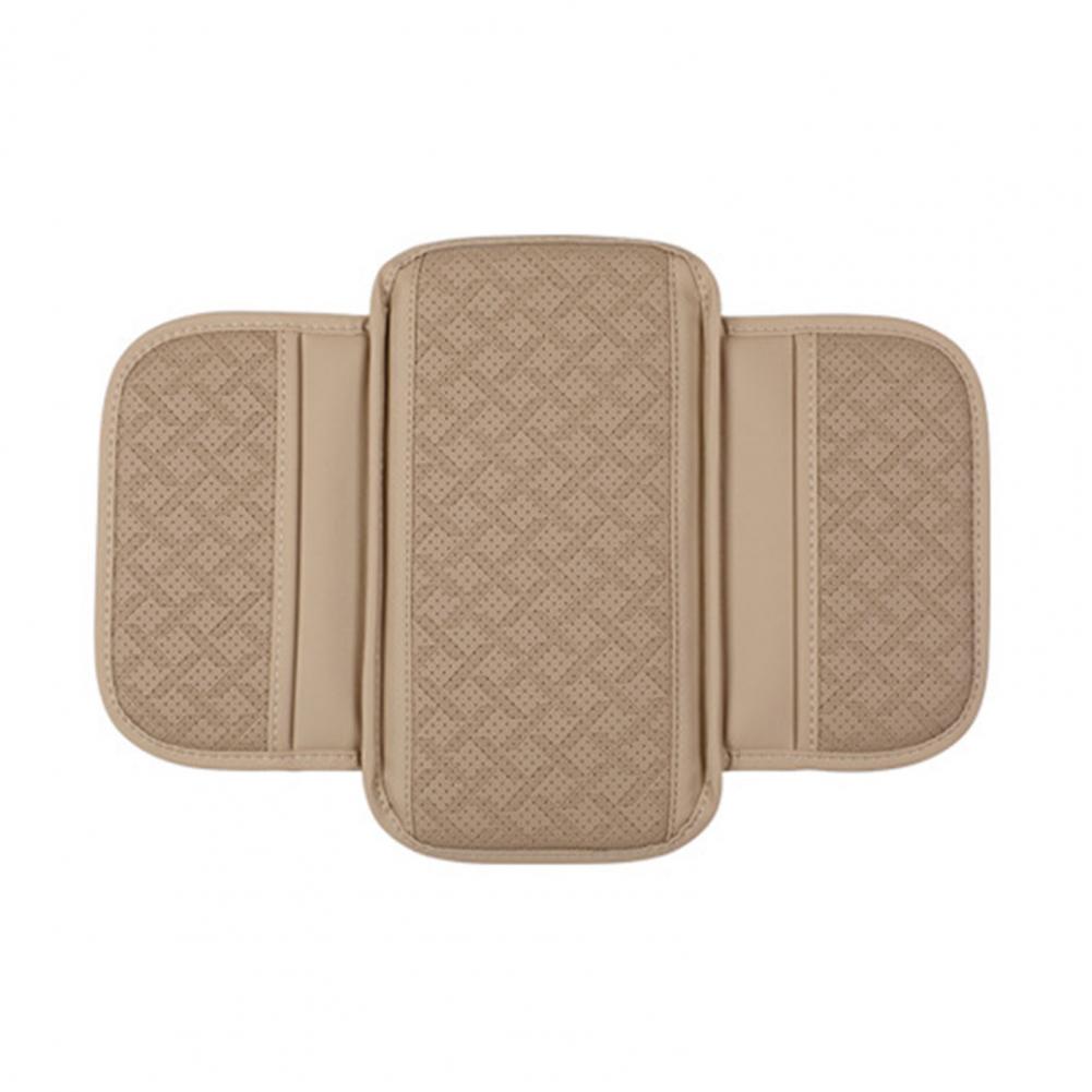 Armrest Box Mat Universal Car Armrest Cover Cushion with Storage Bag Durable Easy To Install Console Protector for Fine