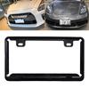 License Plate Frame, 2Holes Stainless Steel Japanese Standard License Plate Frame Cover CarDecorations